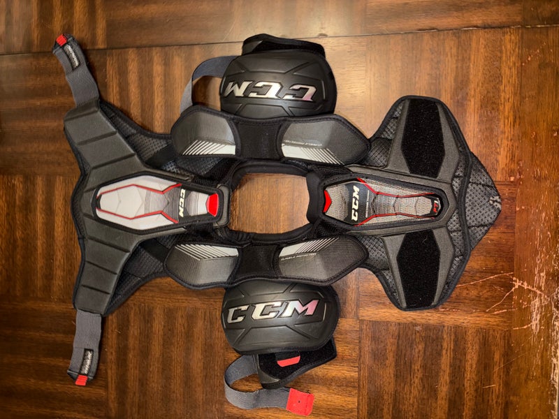 Junior Large CCM JetSpeed FT1 Shoulder Pads (Used)