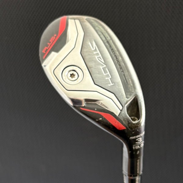 TAYLORMADE STEALTH PLUS RESCUE 3 HYBRID (19.5 DEGREE) + HEADCOVER