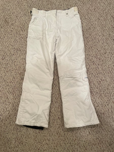 White Women's Adult Karbon Ski Pants Size 6 (Used)