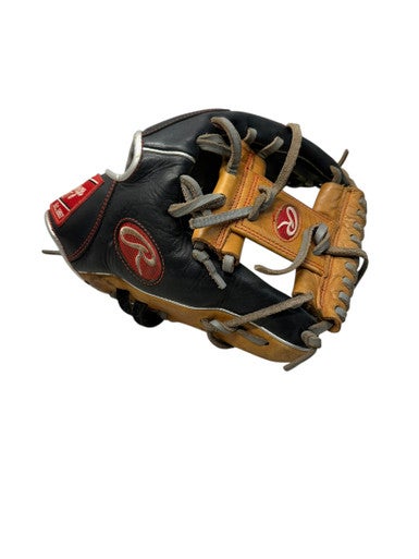 Used Rawlings R91125U-2BT BB/SB Glove RH Throw Black And Orange 11 1/4" 11835-S000202794