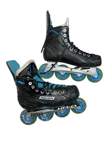 Used Bauer RSX Roller Hockey Skates Black Senior 7 11835-S000202758