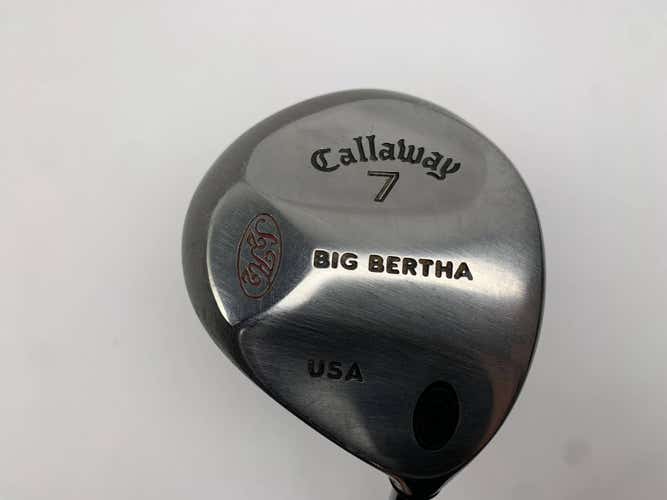 Callaway Big Bertha S2H2 7 Fairway Wood 21* RCH 60 Firm Graphite Mens RH