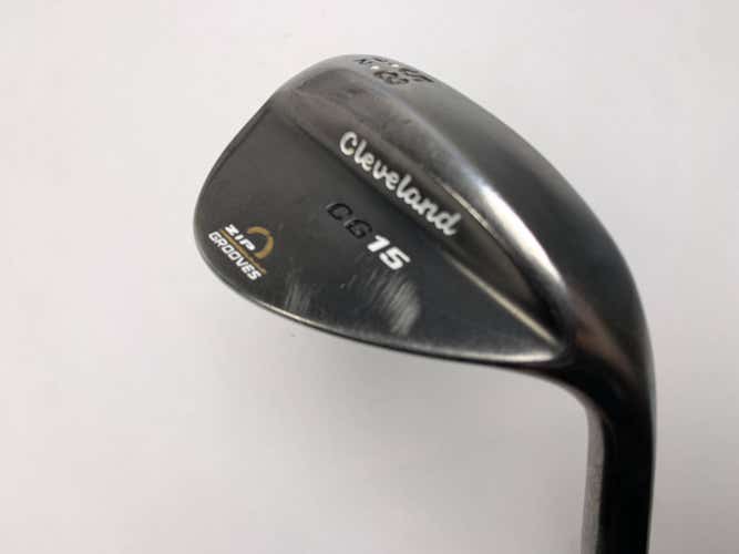 Cleveland CG15 Black Pearl Lob Wedge LW 58* 12 Bounce Wedge Steel Mens RH
