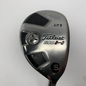 Titleist 909 H 4 Hybrid 21* Aldila VooDoo Stiff Graphite Mens RH Midsize Grip