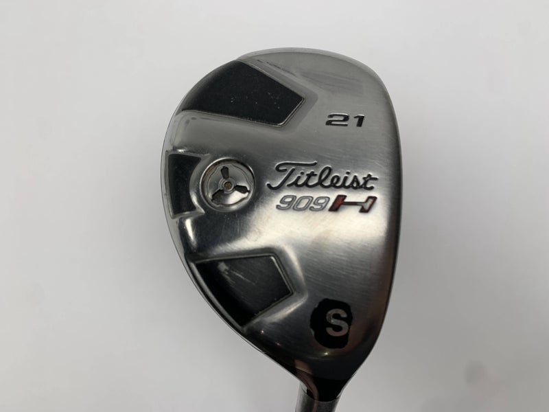 Titleist 909 H 4 Hybrid 21* Aldila VooDoo Stiff Graphite Mens RH Midsize Grip