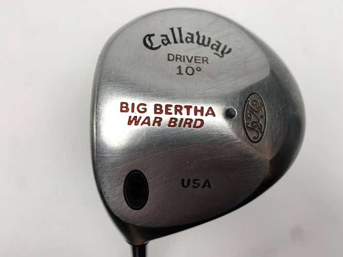 Callaway Big Bertha Warbird Driver 10* RCH 90 Firm Graphite Mens LH