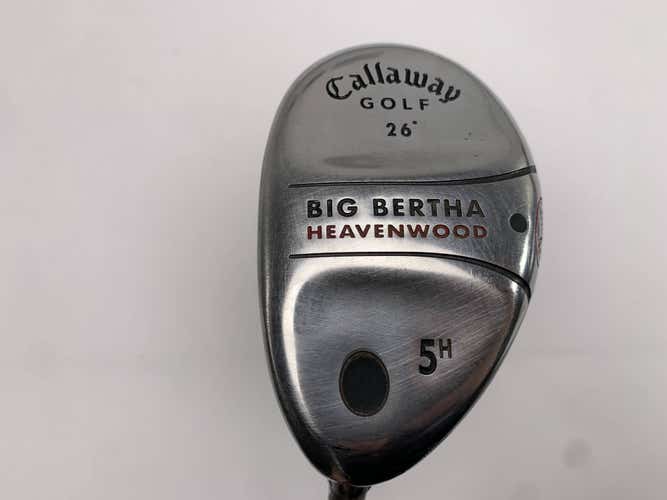 Callaway Big Bertha Heavenwood 5 Hybrid 26* Big Bertha Regular Steel Mens LH