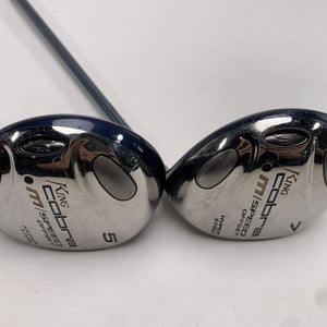 Cobra M Speed Offset 5 & 7 Fairway Wood Set 18* 21* Bassara M Speed Ladies RH