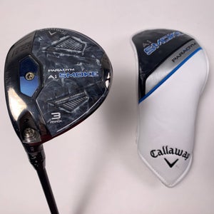 Callaway Paradym Ai Smoke Max 3 Fairway 15* Tensei Blue AV Xlink Regular LH HC