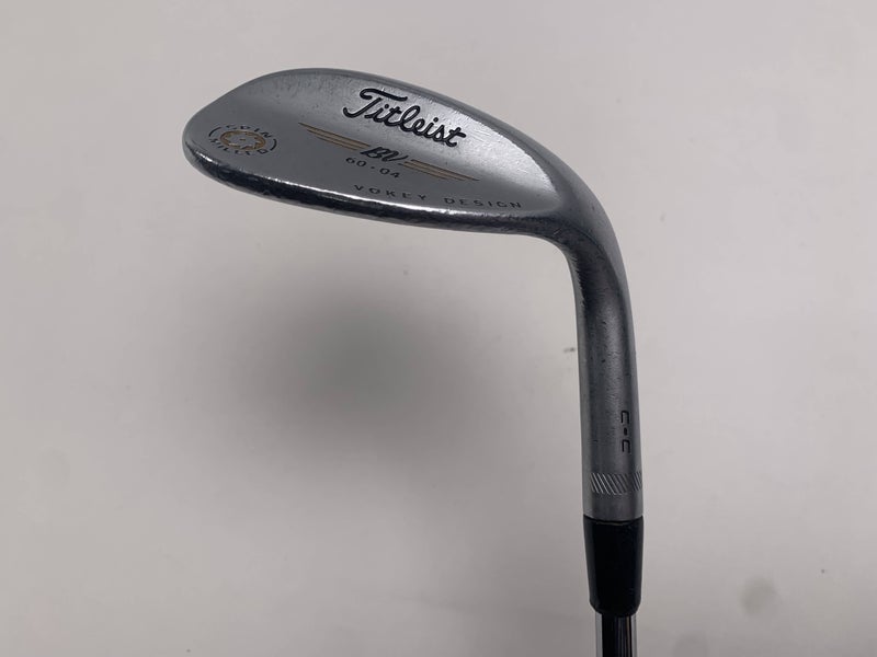 Titleist Vokey Spin Milled CC Chrome Lob Wedge LW 60* 4 Wedge Low Bounce Mens RH