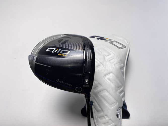 TaylorMade Qi10 MAX Driver 9* Bassara e42x5ct 42g Regular RH HC Midsize Grip