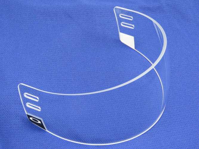 NEW Oakley 3.5" Straight NHL Pro Stock Team Issued Hockey Helmet Visor Clear