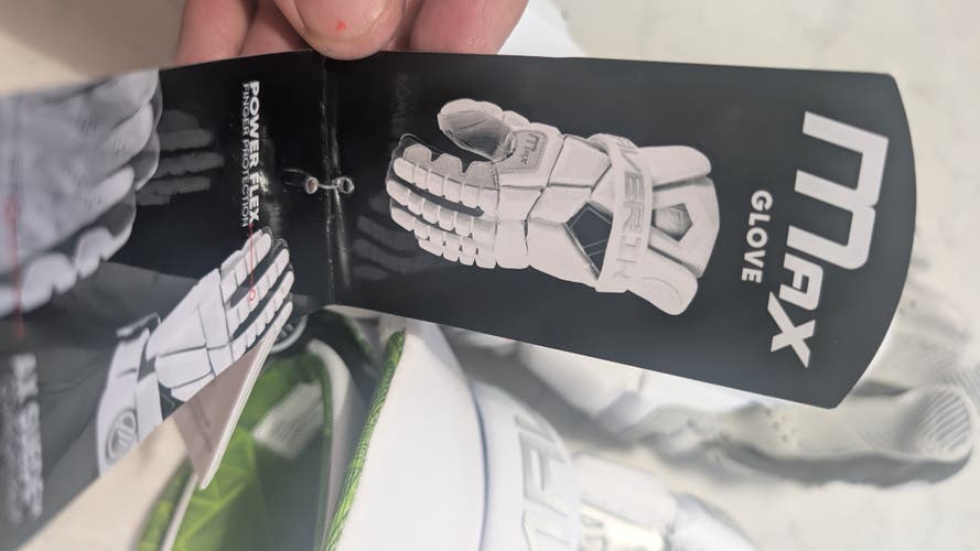 Maverik Max Lacrosse Gloves Large (New)