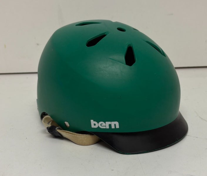 Bern Watts Green Action Sports Helmet Large 57-59cm GREAT Fast Shipping
