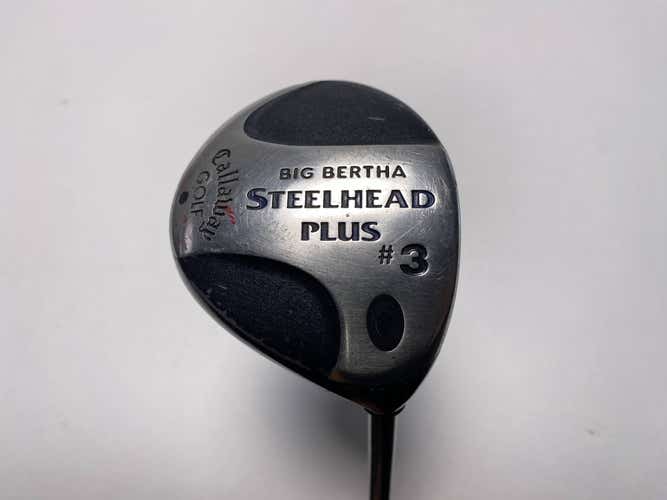 Callaway Steelhead Plus 3 Fairway Wood 15* Steelhead Plus Firm Graphite Mens RH