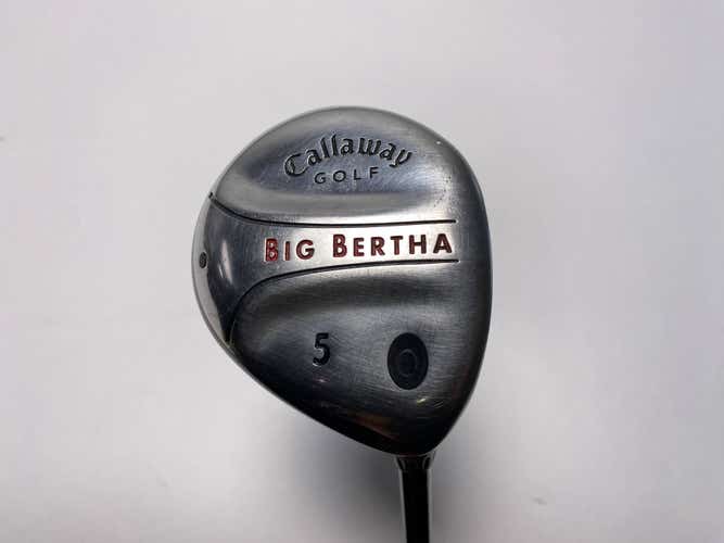 Callaway Big Bertha 2004 5 Fairway Wood 18* RCH 75w Firm Graphite Mens RH