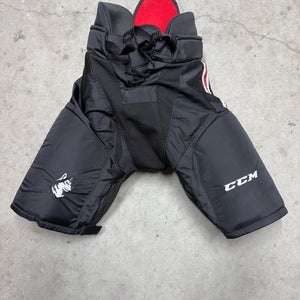 Medium +1 CCM HPWM2 Northeastern Pro Stock Hockey Pants (New)