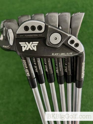 PXG 0311 P GEN5 Black Label Elite Iron Set 4-W / Elevate Tour 120 Extra Stiff