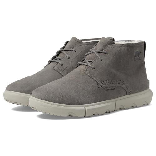Sorel Explorer Next Drift Boots Men's US 11.5 Gray Suede Waterproof Ankle ZAP969