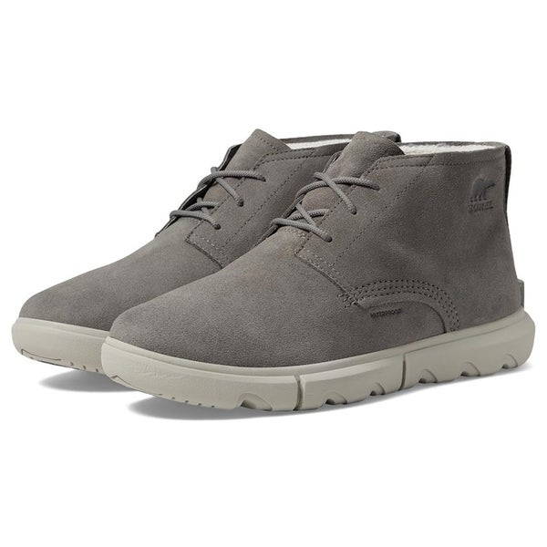 Sorel Explorer Next Drift Boots Men's US 11.5 Gray Suede Waterproof Ankle ZAP969