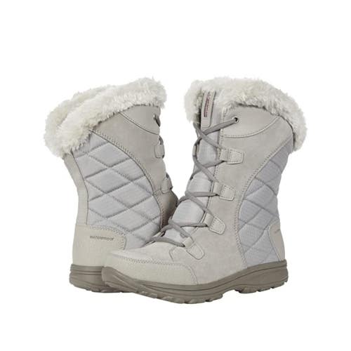 Columbia Ice Maiden II 1554171-081 Womens 8.5 Gray Waterproof Winter Boot ZAP861