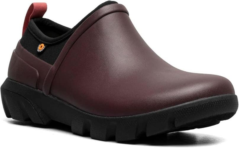 Bogs Sauvie II Womens US 6 Brown Waterproof Slip On Rain Ankle Boots ZAP836