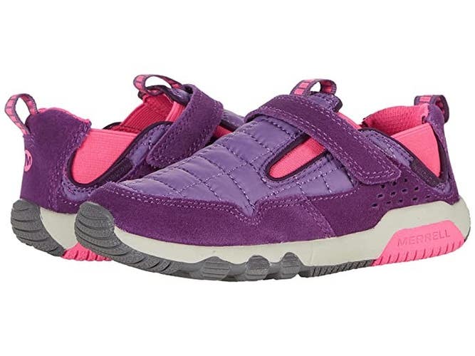 Merrell Free Roam Hut Moc MK165223 Sneaker Girls US 7 Purple Casual Shoes ZAP828