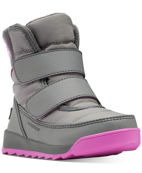 Sorel Whitney II Strap Toddler US 6 Quarry Grill Round Toe Winter Boots ZAP934