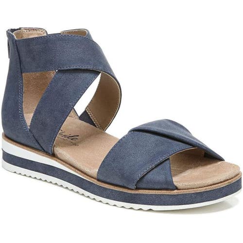 LifeStride Zoom H5220S1-400 Sandals Women's US 6 Navy Crisscross Strap ZAP1029