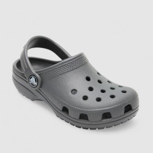 Crocs Classic 206990-0DA Clog Toddler 9 Slate Gray Comfort Causal Shoes GBO1888