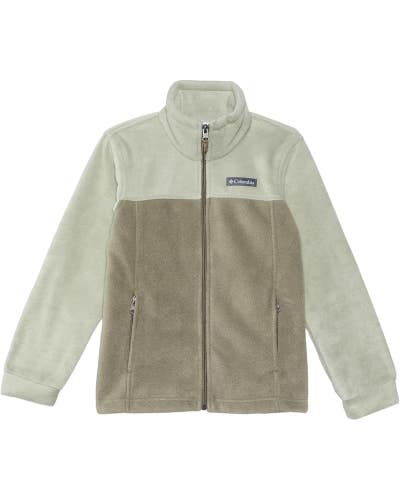 Columbia Steens Mountain II Jacket Boy Medium Stone Gray Fleece Full Zip GBO1905