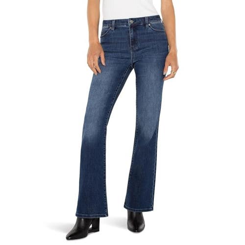 Liverpool Los Angeles Lucy Jeans Women 12/31 Blue Denim Mid Rise Bootcut GBO1912