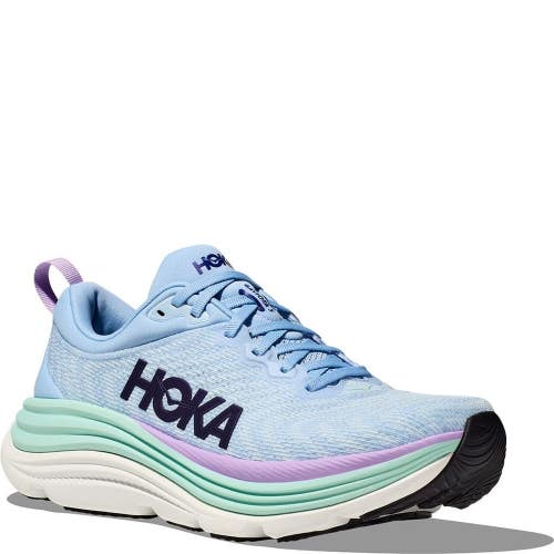 Hoka One One Gaviota 5 1134235-ABSO Sneaker Women 7.5 Blue Running Shoe ZOGG2705