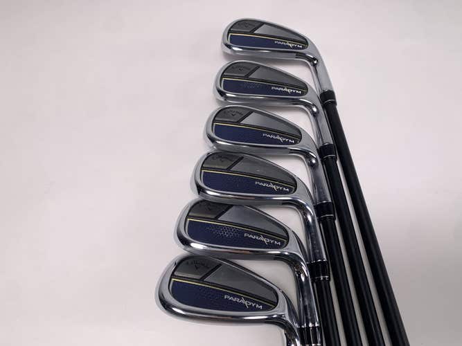Callaway Paradym Iron Set 6-PW+GW Project X Cypher Sixty 5.5 Regular Mens RH