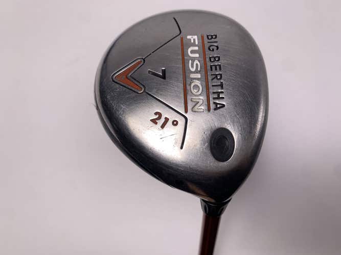 Callaway ERC Fusion 7 Fairway Wood 21* Aldila NVS Orange 55g Regular Mens RH