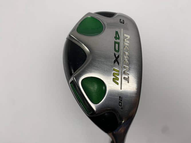 Nickent 4DX Ironwood 3 Hybrid 20* UST SR3 Stiff Graphite Mens RH