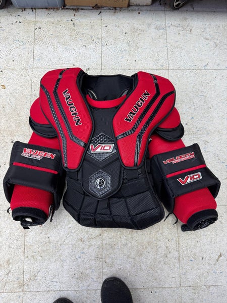 Like-New Vaughn V10 Pro Carbon Goalie Chest Protector