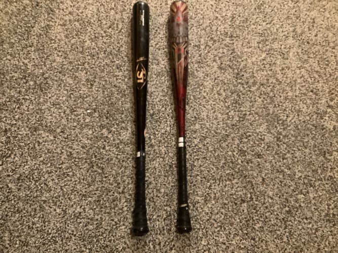 2022 DeMarini Voodoo One Alloy BBCOR Certified Bat (-3) 29 oz 32" (Used)