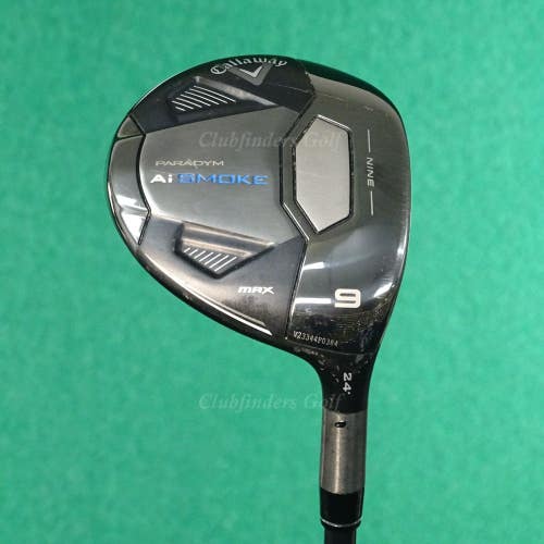 Callaway Paradym Ai Smoke Max 24 Fairway Wood 9 Mitsubishi Tensei 40 R2 Seniors
