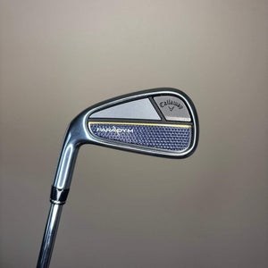 Callaway Paradym 7-Iron Elevate MPH 95 Stiff Flex Lefty 37 MINT