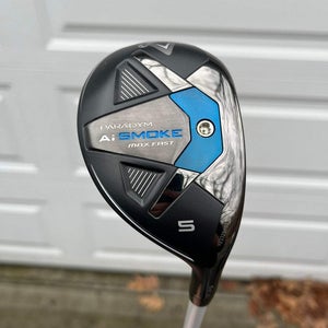 Callaway Ai Smoke Max Fast 5 Hybrid 24 Eldio 40 Ladies Flex 38.5 +HC NEAR MINT