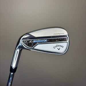 Callaway Paradym Ai Smoke 7-Iron Elevate MPH 95 Stiff Flex Lefty 37 MINT