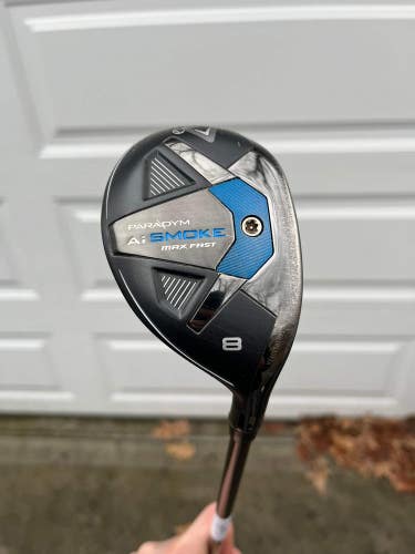 Callaway Ai Smoke Max Fast 8 Hybrid 33 Attas 50 Senior Flex 37 +HC NICE