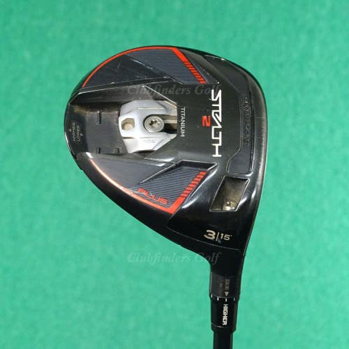 TayorMade Stealth 2 Plus 15 Fairway Wood 3 Mitsubishi Kai'li FW 75s Stiff w/ HC