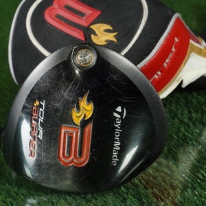 TAYLORMADE TOUR BURNER 9.5 DRIVER REAX SUPERFAST M SENIOR FLEX RH W/ HEADCOVER