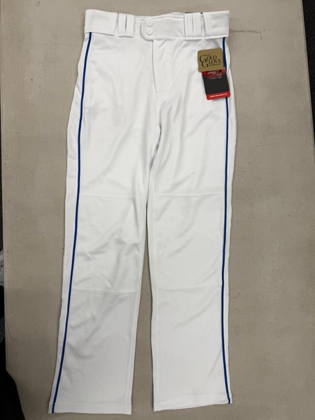 Rawlings White/Royal Baseball Pants: Youth Large