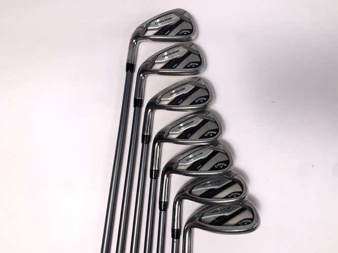Callaway Mavrik Max Iron Set 6-PW+GW+SW Project X Catalyst 5.5 Regular Steel LH