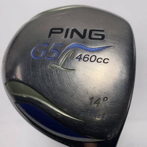 Ping G5 Ladies Driver 14* ULT 50 D Soft Regular Senior Graphite Mens RH