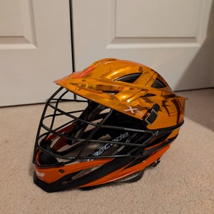 Chrome Orange Cascade XRS Pro Helmet (New)
