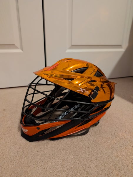 Chrome Orange Cascade XRS Pro Helmet (New)